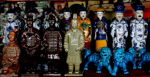 (167) De Panjiayuan Markt in Beijing